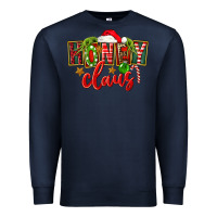 Navy christmas honey claus Premium Sweatshirt - FaDigitalArtStudio