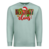 Seafoam christmas honey claus Premium Sweatshirt - FaDigitalArtStudio