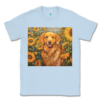 Dusty Blue golden retriever Classic Tee - Unal Design
