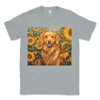 Heather Grey golden retriever Classic Tee - Unal Design