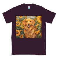 Plum golden retriever Classic Tee - Unal Design