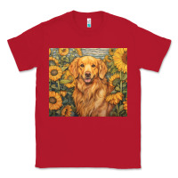 Red golden retriever Classic Tee - Unal Design