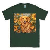 Sports Green golden retriever Classic Tee - Unal Design