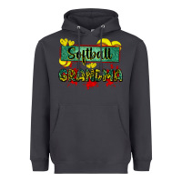 Smoke softball grandma with leopard Heavyweight Hoodie - Zillion Design Studio