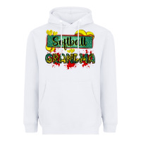 White softball grandma with leopard Heavyweight Hoodie - Zillion Design Studio