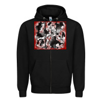 Black cowhide glitter tooled leather Zipper Hoodie - RanaPortraitStore
