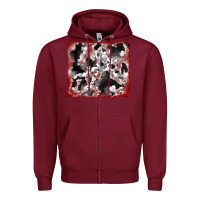 Burgundy cowhide glitter tooled leather Zipper Hoodie - RanaPortraitStore