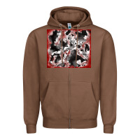 Chestnut cowhide glitter tooled leather Zipper Hoodie - RanaPortraitStore