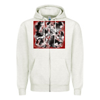 Oatmeal Heather cowhide glitter tooled leather Zipper Hoodie - RanaPortraitStore