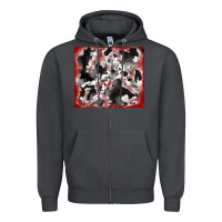 Smoke cowhide glitter tooled leather Zipper Hoodie - RanaPortraitStore
