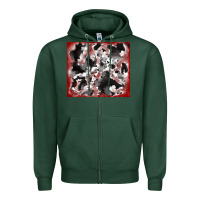 Sports Green cowhide glitter tooled leather Zipper Hoodie - RanaPortraitStore