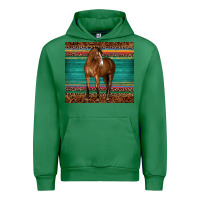 Emerald western horse serape  leather leopard Urban Hoodie - BarkalooDesign