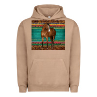 Pigment Burro western horse serape  leather leopard Urban Hoodie - BarkalooDesign