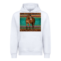 White western horse serape  leather leopard Urban Hoodie - BarkalooDesign