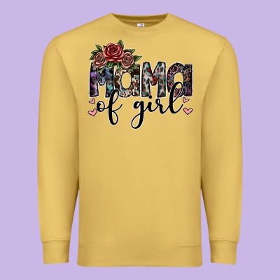 Mama Of Girl Premium Sweatshirt Designed By Sublimationcraftshop