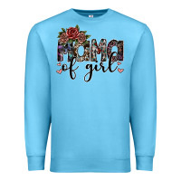 Ocean Blue mama of girl Premium Sweatshirt - SublimationCraftShop