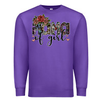 Purple mama of girl Premium Sweatshirt - SublimationCraftShop