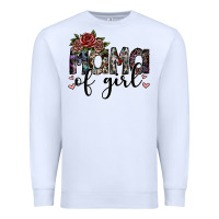 White mama of girl Premium Sweatshirt - SublimationCraftShop