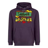 Plum softball brother Heavyweight Hoodie - Zillion Design Studio
