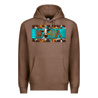 Chestnut mama holstein cow license plate Premium Hoodie - Artiststas