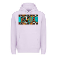 Lilac mama holstein cow license plate Premium Hoodie - Artiststas