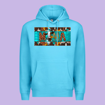 Mama Holstein Cow License Plate Premium Hoodie Designed By Artiststas