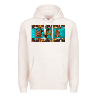 Pale Pink mama holstein cow license plate Premium Hoodie - Artiststas