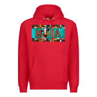 Red mama holstein cow license plate Premium Hoodie - Artiststas