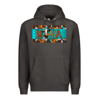 Smoke mama holstein cow license plate Premium Hoodie - Artiststas
