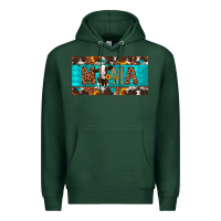 Sports Green mama holstein cow license plate Premium Hoodie - Artiststas