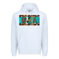 White mama holstein cow license plate Premium Hoodie - Artiststas
