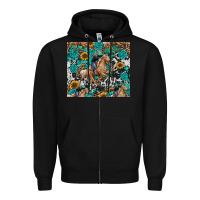Black cowgirl sunflower turquoise Zipper Hoodie - RanaPortraitStore