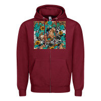 Burgundy cowgirl sunflower turquoise Zipper Hoodie - RanaPortraitStore