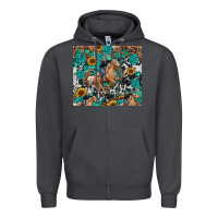 Smoke cowgirl sunflower turquoise Zipper Hoodie - RanaPortraitStore