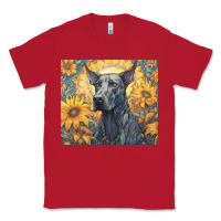 Red great dane Classic Tee - Unal Design