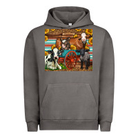 Pigment Tornado Farm Animals On An Old Wagon Urban Hoodie - LillyAllenDesigns