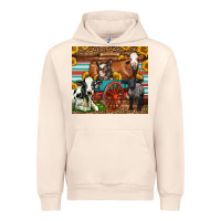 Sandshell Farm Animals On An Old Wagon Urban Hoodie - LillyAllenDesigns
