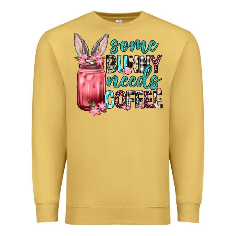 Some Bunny Needs Coffee Premium Sweatshirt by Neo Western | Teevron