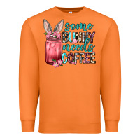 Carrot Some Bunny needs coffee Premium Sweatshirt - Neo Western