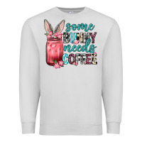 Dove Grey Some Bunny needs coffee Premium Sweatshirt - Neo Western