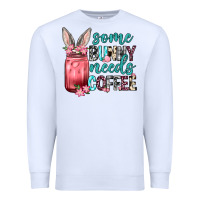 White Some Bunny needs coffee Premium Sweatshirt - Neo Western