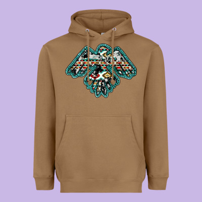 Western Thunderbird Heavyweight Hoodie Designed By Ranaportraitstore