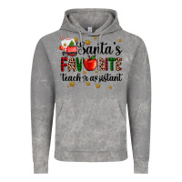 Cloud Rock santa's favorite teacher assistant Vintage Hoodie - AdoDesignShop