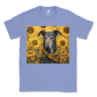 Colony Blue greyhound Classic Tee - Unal Design