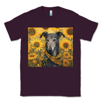 Plum greyhound Classic Tee - Unal Design