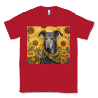Red greyhound Classic Tee - Unal Design