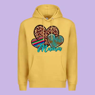 Hearts Mama Premium Hoodie Designed By Artiststas