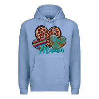 Colony Blue hearts mama Premium Hoodie - Artiststas
