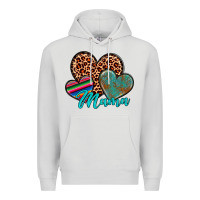 Dove Grey hearts mama Premium Hoodie - Artiststas