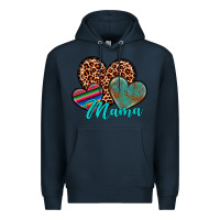 Navy hearts mama Premium Hoodie - Artiststas